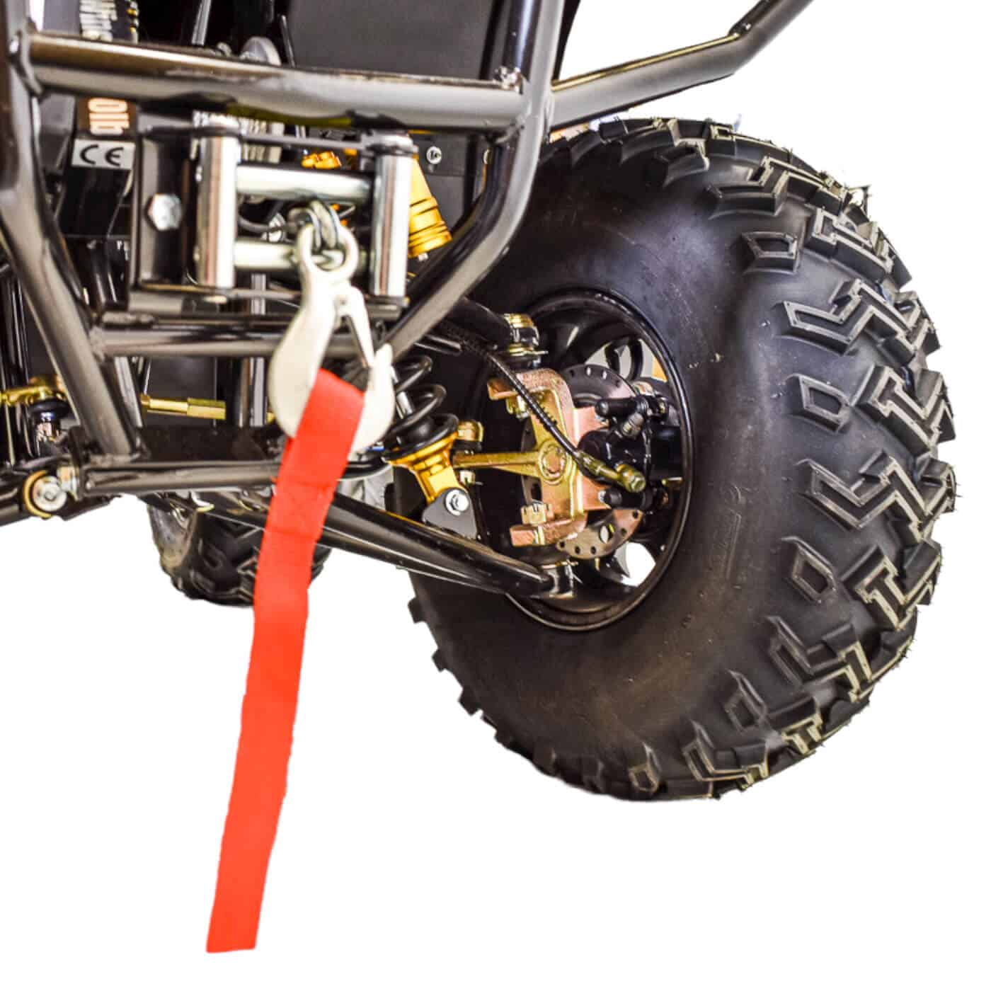 Explorer GTS 60v 5000w Black Electric Quad Bike - Tow Cable