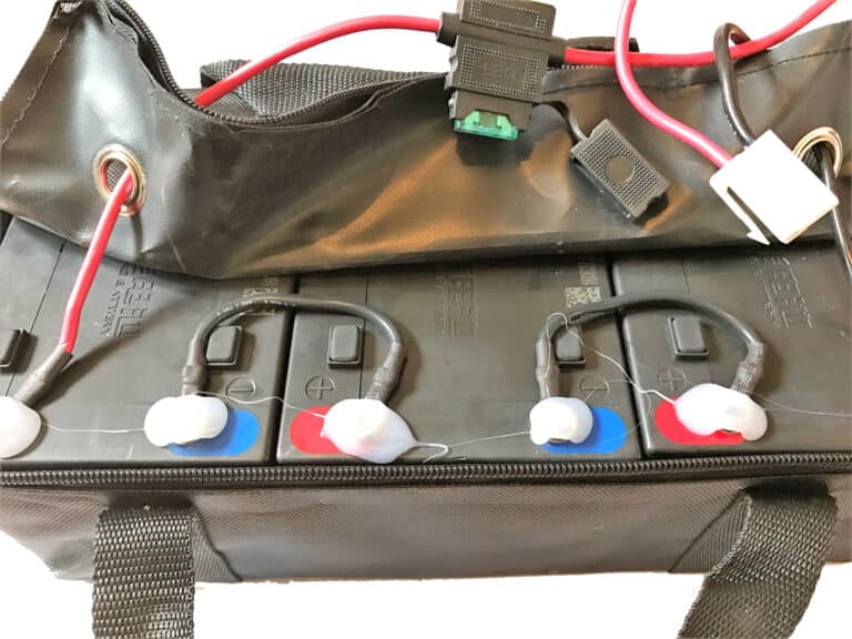 Quad Bike, Scooter and Go-Kart 36v Battery Pack inc Bag - 3 x 12v 12aH