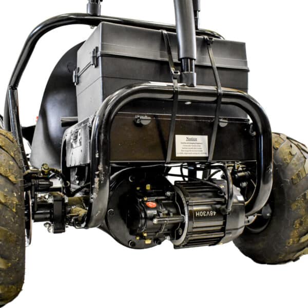 Evolution 48v 1500w Off Road Electric Go Kart - Rear Motor View