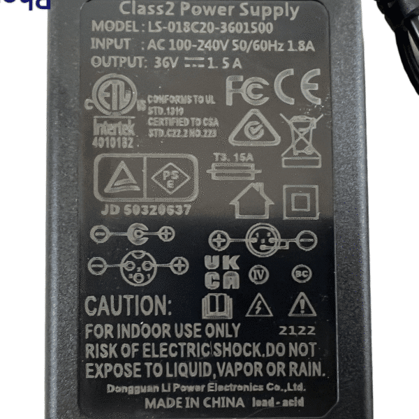 Cyclone FX & Storm FX Battery Charger 36v 1.5A for Quad Bikes & E-Scooters