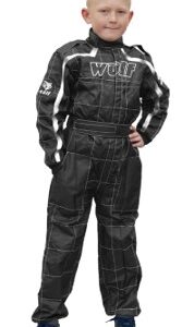 Wulfsport Cubs Kids Race Suit Black