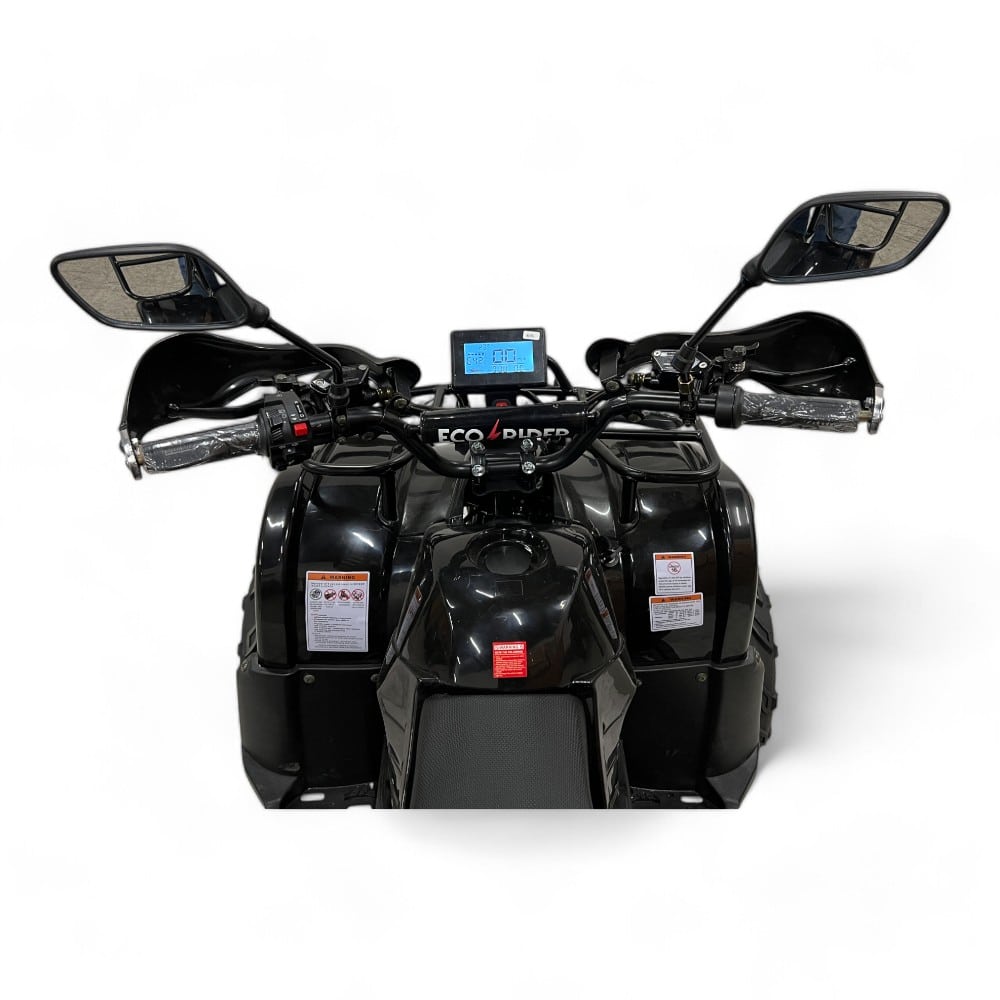 Eco Rider E-Trek Mobility Quad Bike - Black Front Handlebars