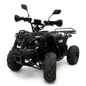 Eco Rider E-Trek Mobility Quad Bike - Black Front Left