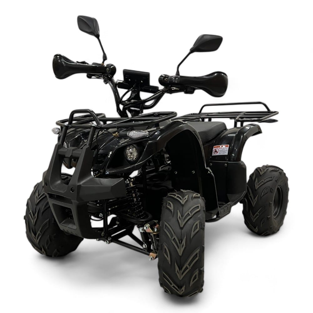 Eco Rider E-Trek Mobility Quad Bike - Black Front Left