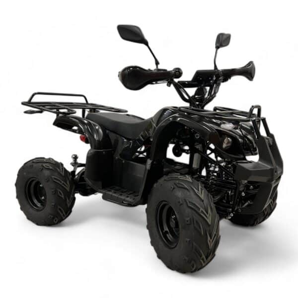Eco Rider E-Trek Mobility Quad Bike - Black Front Right