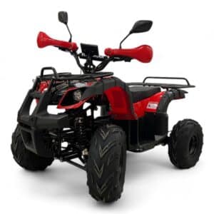 Eco Rider E-Trek Mobility Quad Bike - Red Side Left