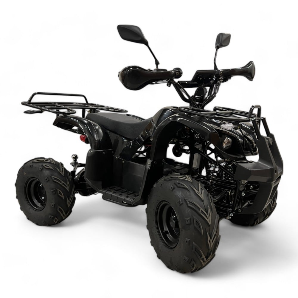 Eco Rider E-Trek Mobility Quad Bike - Black Front Right