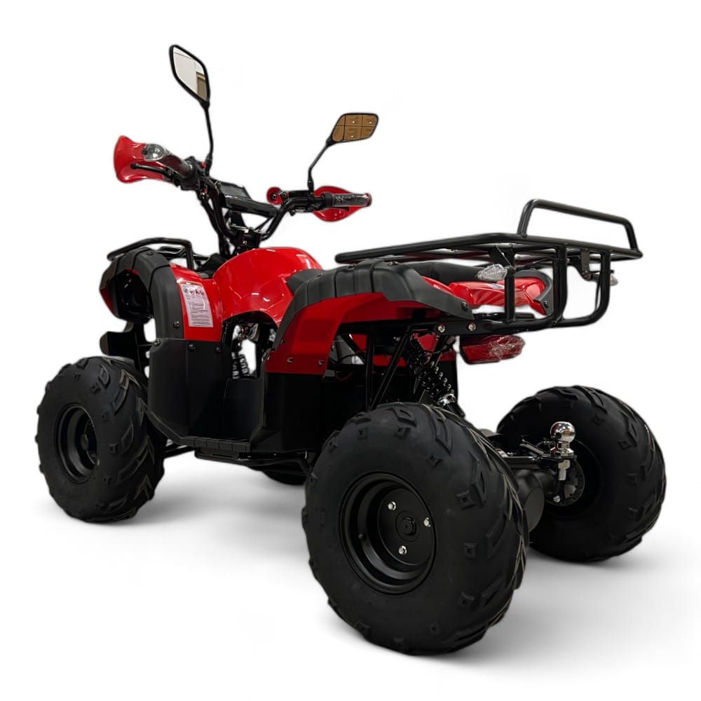 Eco Rider E-Trek Mobility Quad Bike - Red Left Side