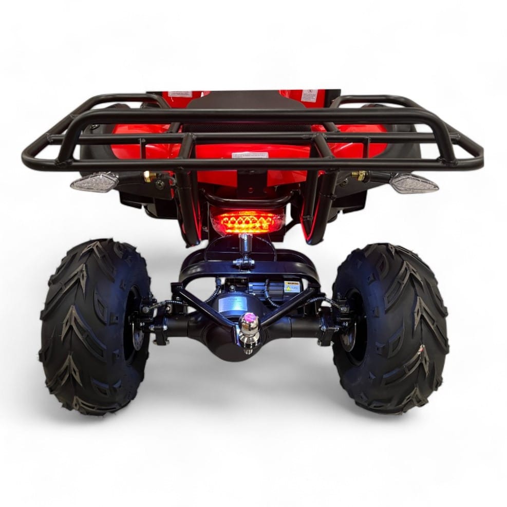 Eco Rider E-Trek Mobility Quad Bike - Red Rear