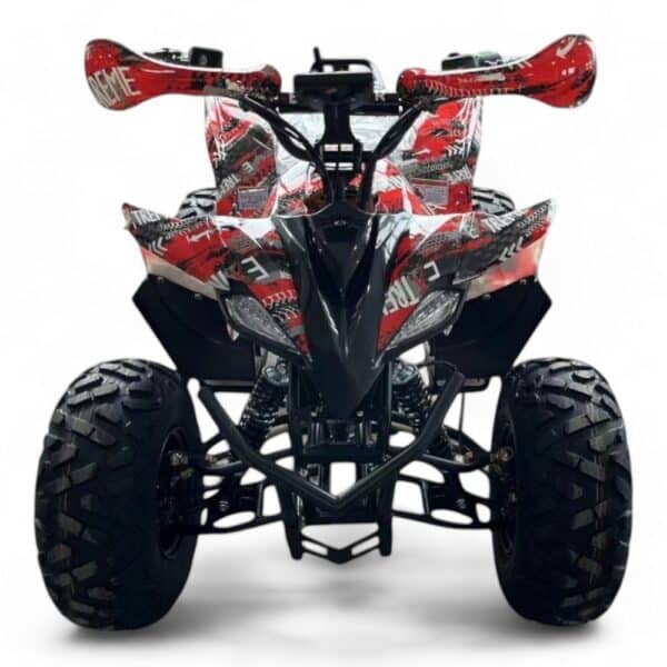 Shredder Mk2 48v 1800w Red Quad Bike - Top Front View
