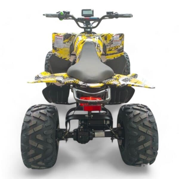 Shredder Mk2 48v 1800w Yellow Quad Bike - Rear View