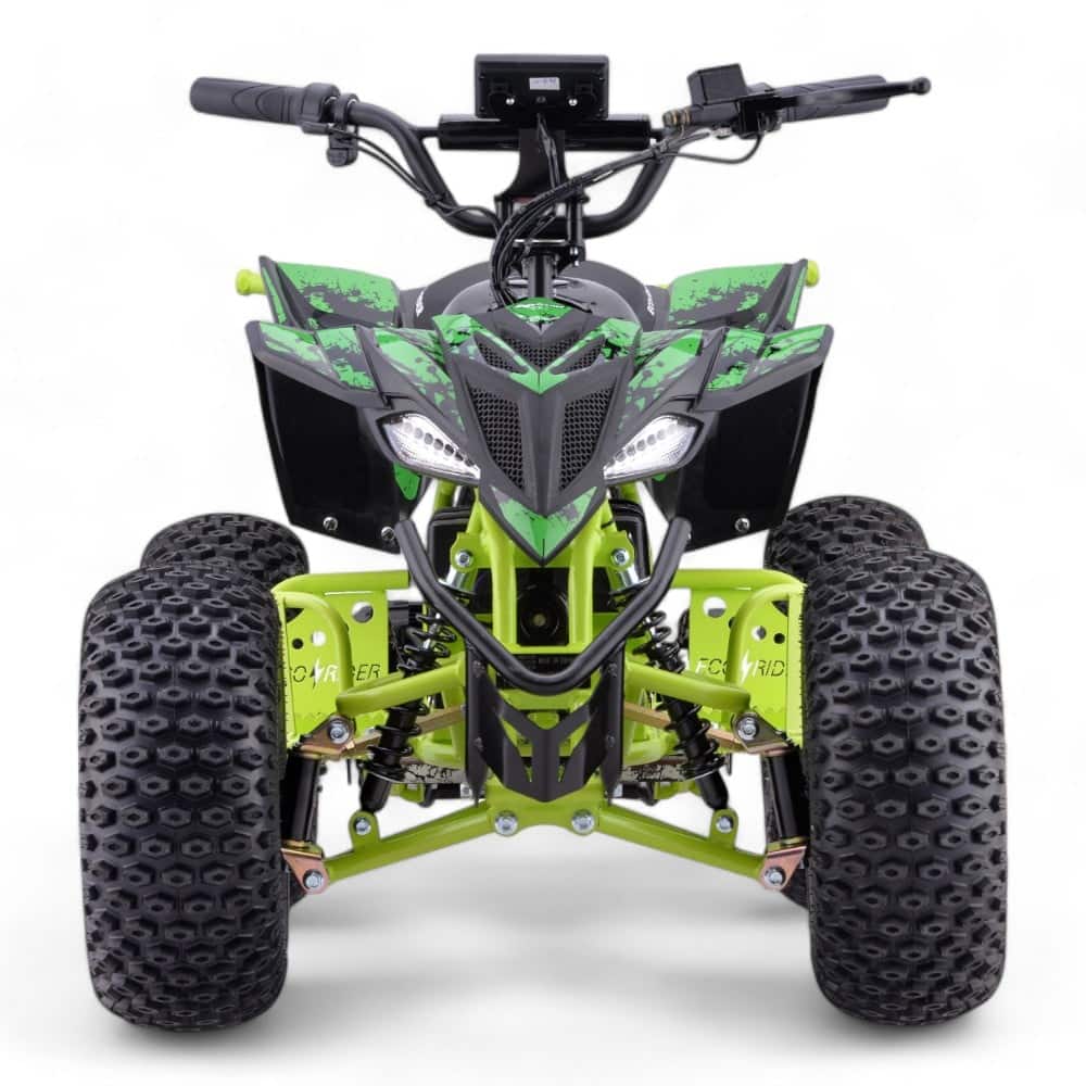 Shredder 48v 1200w Green Brushless Quad - Front Side View