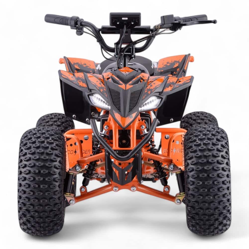 Shredder 48v 1200w Orange Brushless Quad - Front Side View