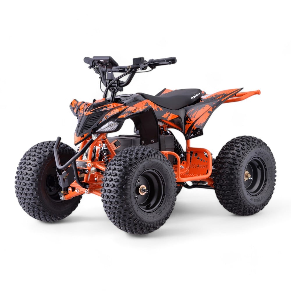 Shredder 48v 1200w Orange Brushless Quad - Front Left Angled View