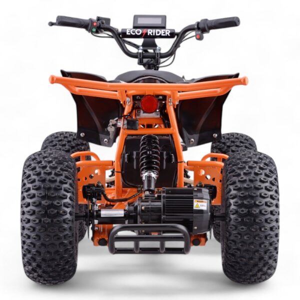 Shredder 48v 1200w Orange Brushless Quad - Rear Side View