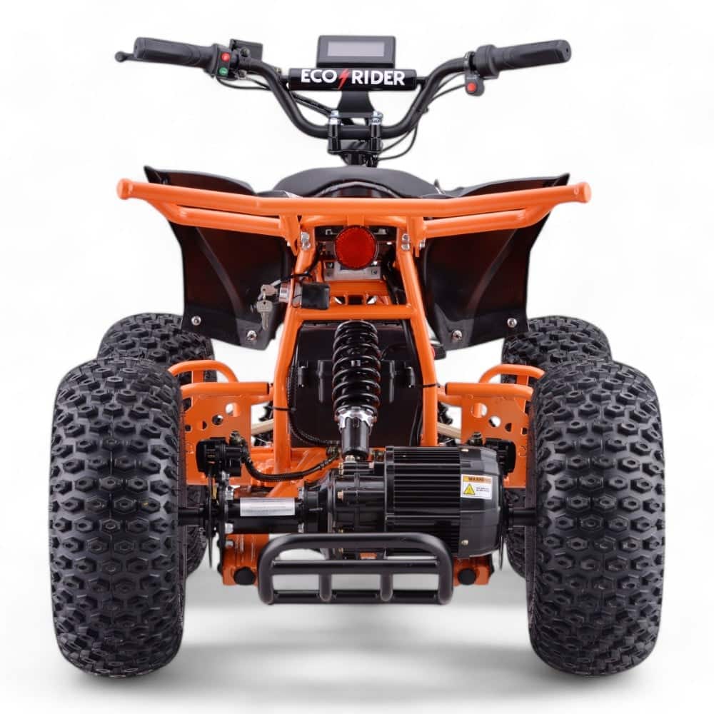 Shredder 48v 1200w Orange Brushless Quad - Rear Side View