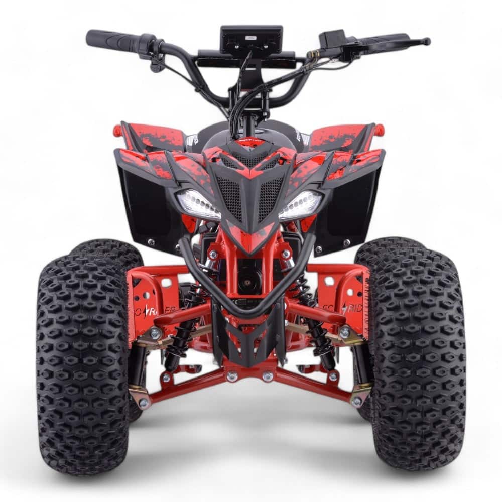 Shredder 48v 1200w Red Brushless Quad - Front Side View