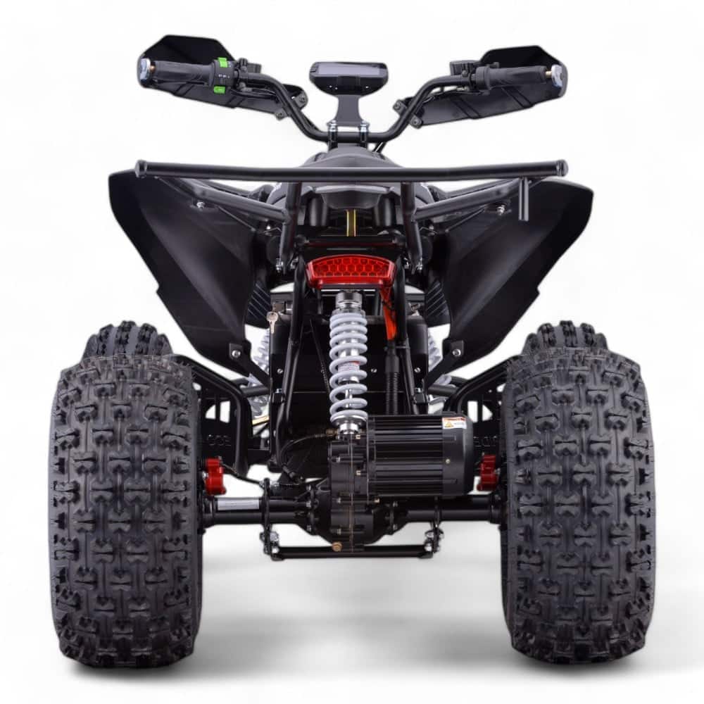 Shredder 72v 3000w Black Quad - Rear View