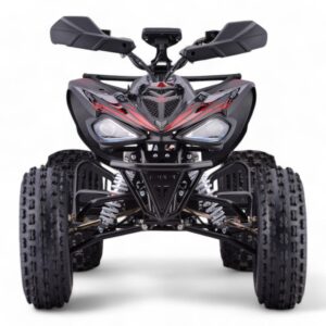 Shredder 72v 3000w Black and Red Quad - Front View