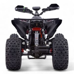 Shredder 72v 3000w Black and Red Quad - Rear View