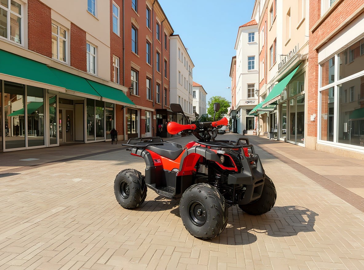 E-Trek - In a town centre