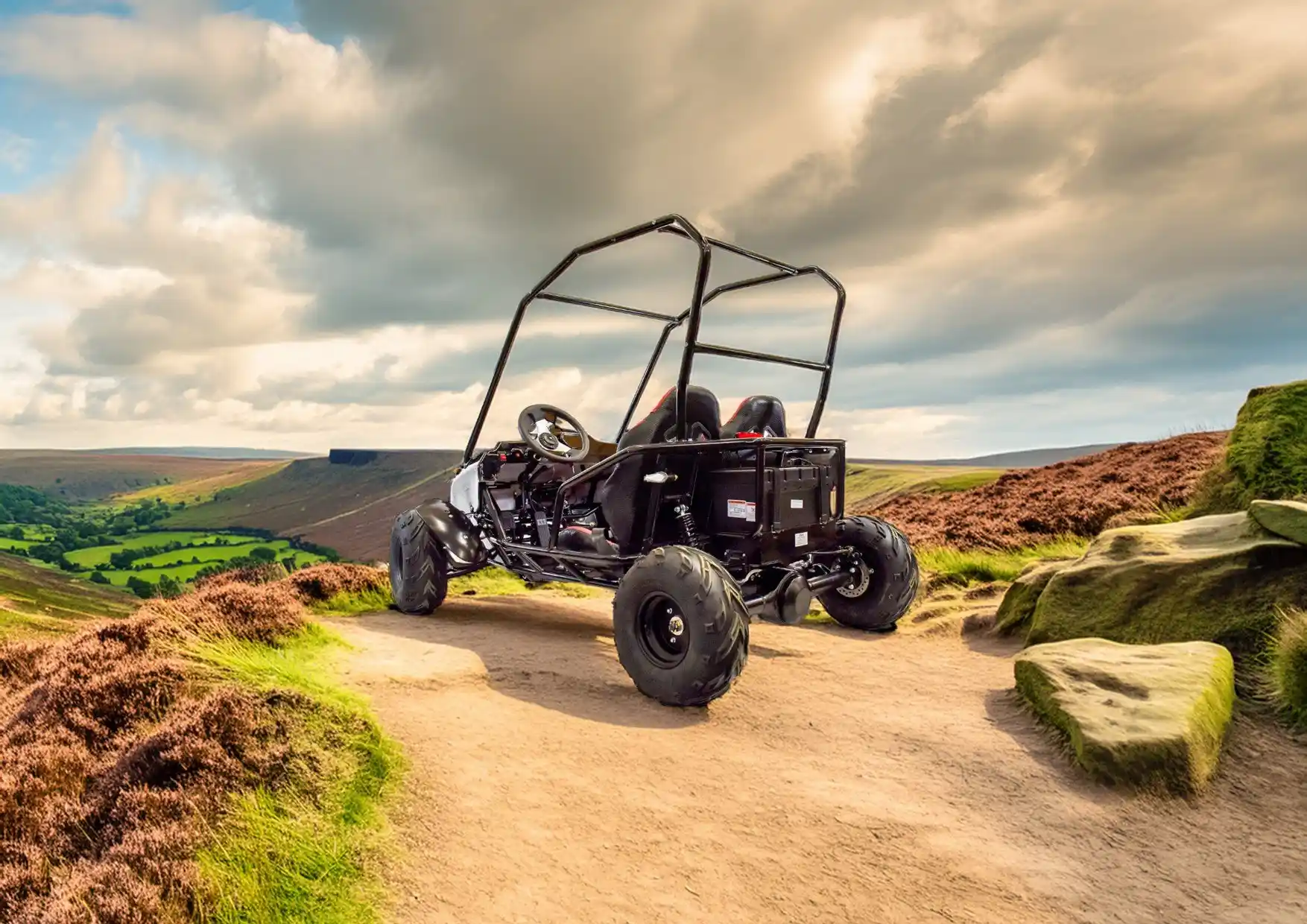Evolution Duo - Dusty track rear view
