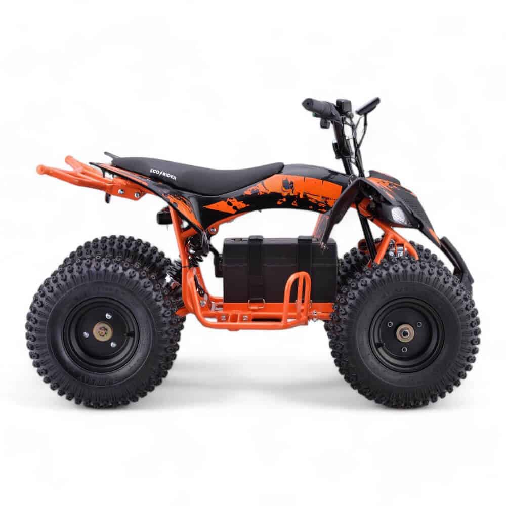 Shredder 48v 1200w Orange Brushless Quad - Right Side View