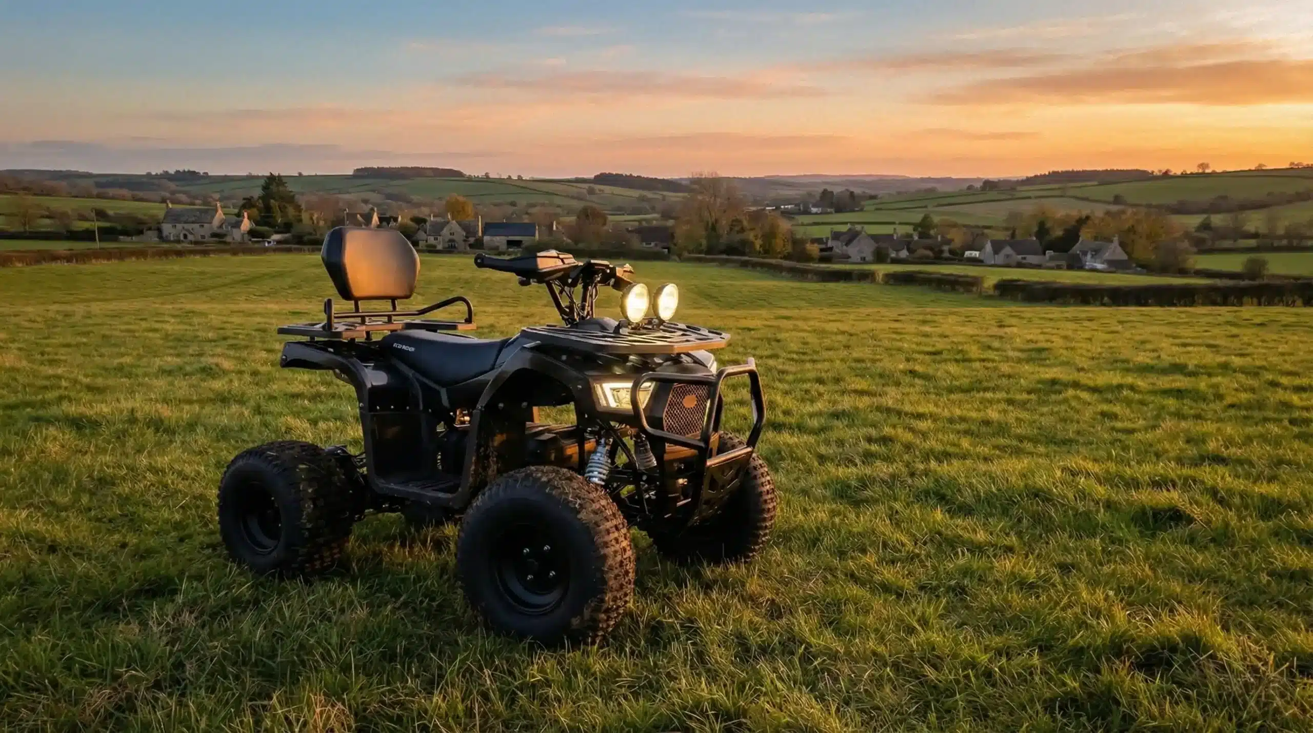 Explorer S Adult Electric Quad In Field